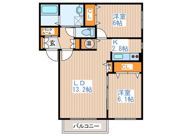 プレリュードの物件間取画像